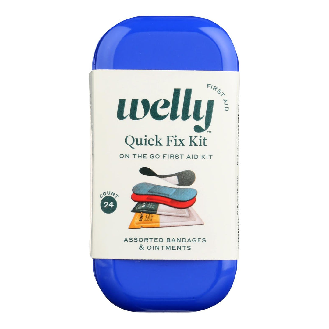 Welly First Aid - 1st Aid Kit Quick Fix - Cs Of 6 - 24 Ct - Maras Green